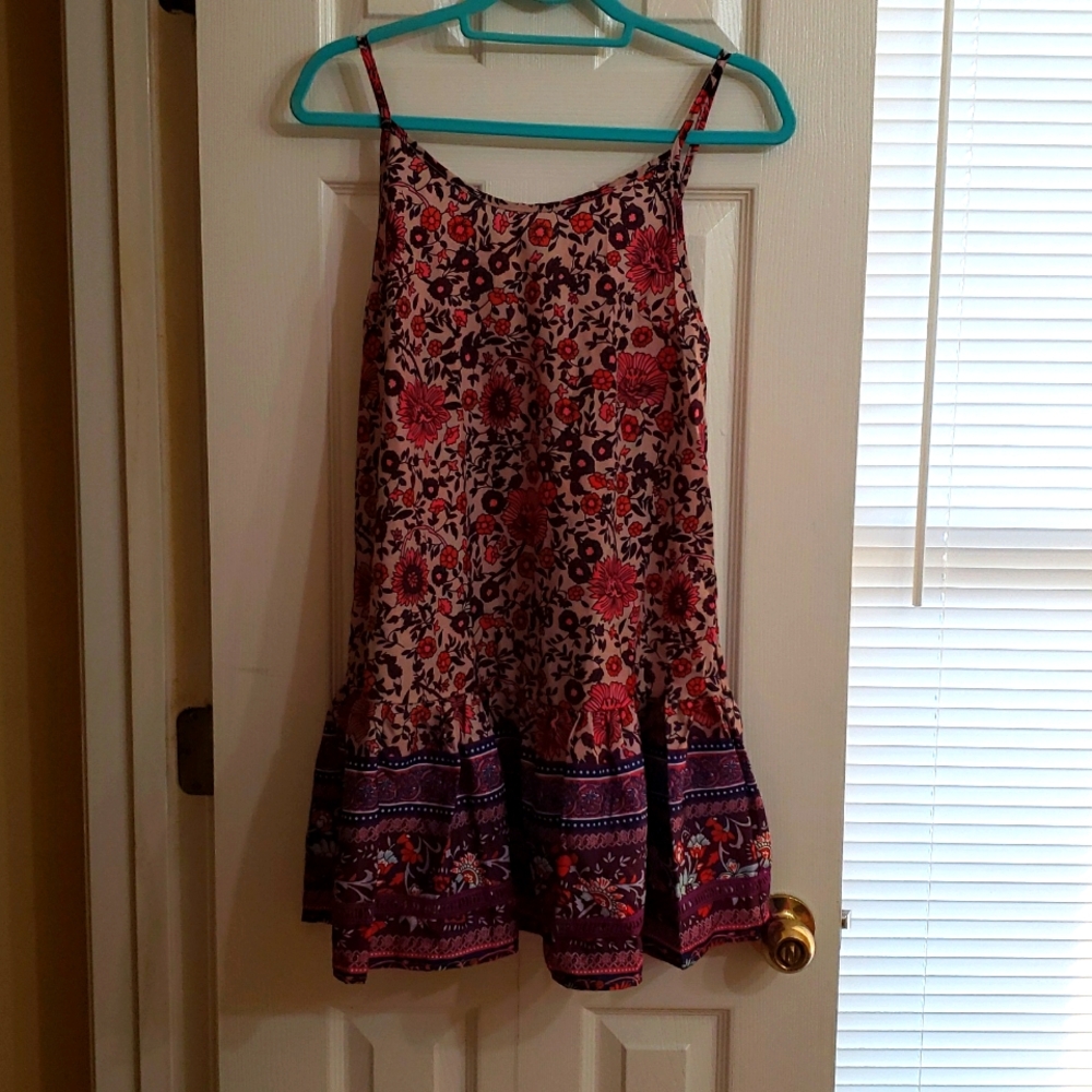 Floral pink and purple 💜 💕 sundress